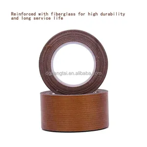 <span class=keywords><strong>Cinta</strong></span> Adhesiva de Silicona con Revestimiento de PTFE Resistente al Calor, Activada por Agua, Superficie Antiadherente para la Industria del Embalaje y Electrónica - Product Image 1