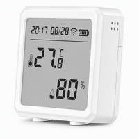 WALE Tuya Zigbee Home Protector, capteur d'humidité et de température intelligent Tuya pour intérieur, hygromètre, thermomètre, alarme, affichage, compatible Google Home