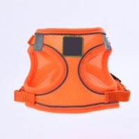Nuevo Estilo, Logotipo Personalizado, Arnés de Malla de Poliéster Transpirable y Reflectante Ajustable sin Tirones para Perros con Correa SORADD SRD-37