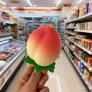 Gelato 3D a Forma di Frutta con Vero Polpa di Pesca, <span class=keywords><strong>Alta</strong></span> Qualità, Gusto Pesca, Confezione in Scatola Virale, Vendita all'Ingrosso - Product Image 5