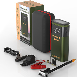 Arrancador de Baterías con Bomba de Aire 12V, Pantalla Digital, 300A de Corriente Pico para Autos, SUVs y Vehículos Comerciales - Product Image 2