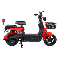 Vélo électrique de ville de haute qualité avec moteur 1000W, roues de 14 pouces, batterie 48V 15Ah 20Ah, livraison rapide, vélo électrique à batterie au plomb-acide, E-Moped, Ebike
