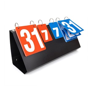 Flip Chart Double Sided Multi Functional Scoreboard PVC Material For Basketball Table Tennis Billiards Competition Scoring - Product Image 1