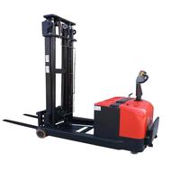 Muduo Kleiner Elektro-Reachstacker 2 Tonnen Palettenhubwagen Vollelektrisch Stehend mit 1 Jahr Garantie