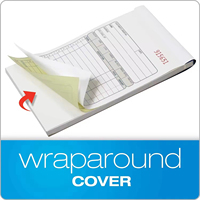 Prix d'usine – Carnet de reçus numérique imprimé en anglais, couverture rigide, pour factures de restaurant, listes de ventes, menus et bons de livraison, en papier couché