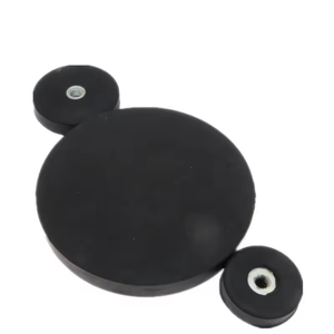 Customized Strong Permanent Sintered NdFeB <strong>Rubber</strong> Coated Neodymium Screw Pot <strong>Magnet</strong> ISO9001 Certified Motor Applications Welding - Product Image 2