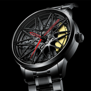 Montre Homme Sportive Étanche à Design Unique Personnalisé, Style Jante de Voiture, Montre-Bracelet à Quartz, Relogio Masculino, Idéale pour le Dropshipping - Product Image 5