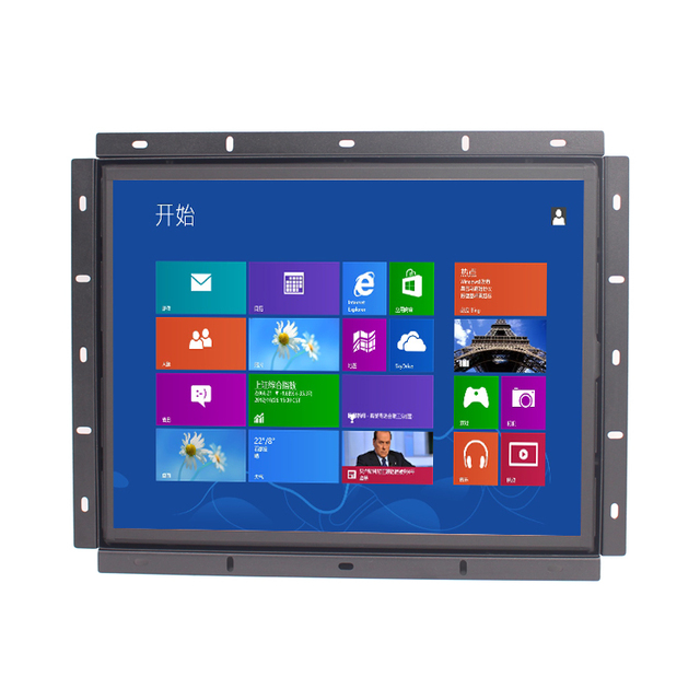 Factory Supply Embedded Metal Case 12'' 15'' Open Frame Touch Monitor for Kiosk/Cabinet
