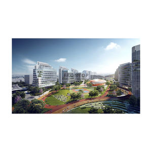 Visualizzazione architettonica della struttura educativa servizi di Rendering scolastico 3D - Product Image 4