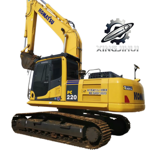 Excavatrice d'occasion Komatsu 220-8, marque japonaise d'origine, 22 tonnes, sur chenilles en caoutchouc, grande taille, modèle 2023, godet de 1,1 m - Product Image 1