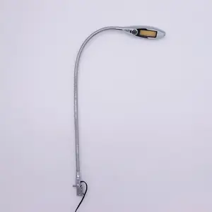 3w led adjustable arm LED machine work light and flexible gooseneck arm aluminum led desk reading light