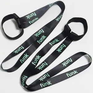 Kofei Custom Sublimation Printing Strap Portable Drink Water Bottle Elastic Band Cup Holder Lanyard Neck Strap