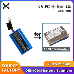Batterie de secours personnalisée pour système d'appel d'urgence en véhicule, compatible avec VW Audi SEAT Skoda BMW Mercedes OEM - Product Image 1