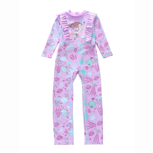 Combinaison personnalisée pour enfants filles de 100 à 150cm, combinaison style éruptions cutanées, maillots de bain pour le surf - Product Image 2