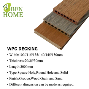 Suelo <span class=keywords><strong>exterior</strong></span> compuesto <span class=keywords><strong>de</strong></span> plástico y <span class=keywords><strong>madera</strong></span> Wpc, cubierta, tablero, Tablón, Panel - Product Image 4