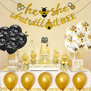 Set <span class=keywords><strong>de</strong></span> Decoraciones para Fiesta <span class=keywords><strong>de</strong></span> Revelación <span class=keywords><strong>de</strong></span> Género - Adornos Brillantes con Temática <span class=keywords><strong>de</strong></span> Niño o Niña para Baby Shower X1111 - Product Image 3