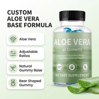 Fabricant de Compléments Alimentaires Gommeux Naturels à Marque Blanche, Gommes à l'Aloe Vera, Formule et Saveur Personnalisées OEM, Faible MOQ