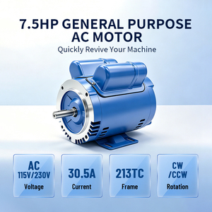 Premium 4P 1800 RPM AC Motor Single Phase for Industrial Application - Product Image 2