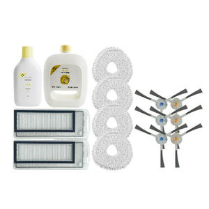 Accessoires pour aspirateur robot Narwal J1 J2 : filtres, chiffons, brosses latérales, solution de nettoyage, usage domestique - Product Image 1