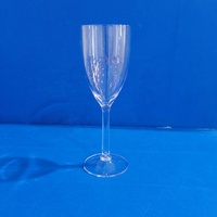 Vente en gros de flûtes et gobelets à vin en plastique incassable de luxe, design moderne, capacité 260 ml, pour les toast
