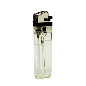 Encendedor de gas de plástico transparente desechable de alta calidad al por mayor, encendedor de rueda de pedernal duradero a precio económico - Product Image 5