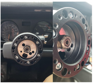 ชุดอะแดปเตอร์พวงมาลัย CNC PCD 6x70 มม. ถึง 6x74 มม. พร้อมแหวนสเปเซอร์ 12.5 มม. สำหรับแปลงดุมพวงมาลัยแข่ง Momo Nardi OMP Sparco - Product Image 6