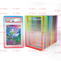 Protection de carte gradée ACE avec panneau arrière transparent, couleur dégradée pailletée, plaque de protection antichoc en TPU 35pt