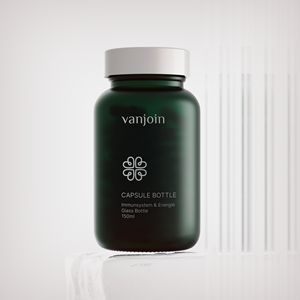 200ml 150ml 100ml 90ml 空の食品グレードガラス製60カプセル用薬瓶、およびキャップ付き医薬品ピルボトル - Product Image 5