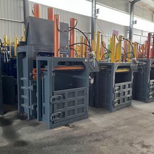 Dikey Plastik Pet Şişe Hidrolik Pres Geri Dönüşüm Sıkıştırma Makinesi Karton Çöp Balyalama Makinesi Atık Kompaktör Makinesi - Product Image 6