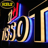 Lettres en relief LED personnalisées avec source de lumière 3D pour enseigne de magasin, publicité extérieure, logo d'entreprise, lettres rétroéclairées LED