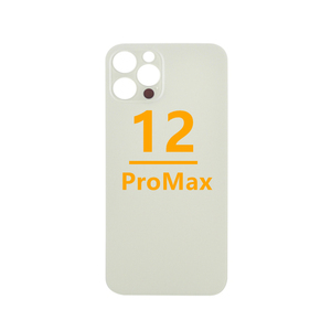 Venta al por mayor NUEVA CUBIERTA DE TELÉFONO MÓVIL vidrio trasero sin adhesivo Compatible para <span class=keywords><strong>iPhone</strong></span> <span class=keywords><strong>12</strong></span> <span class=keywords><strong>Pro</strong></span> <span class=keywords><strong>Max</strong></span> puerta trasera carcasa pieza de repuesto - Product Image 1