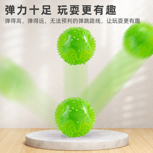 Jouet pour chien Eet Toys, balle rebondissante en ananas, TPR épaissi, résistant aux morsures, couineur, flottant, pour la dentition - Product Image 2