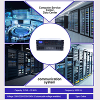 Onduleur en ligne monophasé à onde sinusoïdale pure 110V 220V avec autonomie prolongée 1KVA 2KVA 3KVA Montage en rack