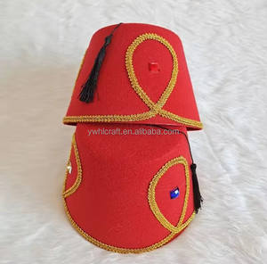 หมวกเบลล์ฮอปโมร็อกโก HLC ODM พร้อมพู่ห้อย หมวก<span class=keywords><strong>สำหรับ</strong></span>งานปาร์ตี้และงานเฉลิมฉลอง หมวกเฟซสีแดงแบบอาหรับ หมวกตุรกี <span class=keywords><strong>สำหรับ</strong></span>คอสเพลย์ ตกแต่ง และเป็นอุปกรณ์ประกอบฉาก - Product Image 6