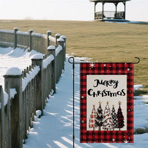 ธงสวนโพลีเอสเตอร์กันน้ำขนาดใดก็ได้ 12x18 นิ้ว <span class=keywords><strong>ราคา</strong></span><span class=keywords><strong>ถูก</strong></span> ออกแบบเองได้ พิมพ์ดิจิทัล สำหรับตกแต่งบ้าน วันหยุดฤดูหนาว ใช้ภายนอกอาคาร - Product Image 5