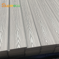 Offre Spéciale extérieur durable en bois plastique Composite Decking étanche cliquez installer passerelle Grain de bois Surface brossé techniques