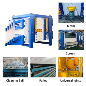 תשואה בקנה מידה גדול סידן פחמתי מרובע מתנדנדת מסך רטט gyrating - Product Image 3