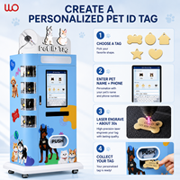 Machine de gravure laser entièrement automatique pour la création de médailles d'identification personnalisées pour animaux de compagnie (chien, chat) – Anti-perte