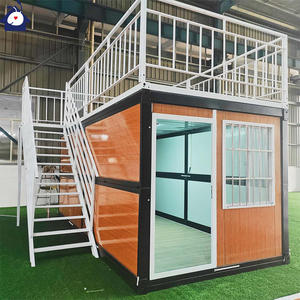 Alta calidad y último diseño prefabricado estructura de acero ligero Villa House Products Folding Container House Factory Design - Product Image 6
