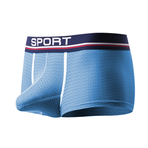 Nueva ropa interior sexy para hombres para <span class=keywords><strong>Gay</strong></span> JJ Boxer Ropa Interior Negra caliente cómoda y transpirable - Product Image 3