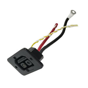 定制2+6一体式插头环形端子线束大电流PVC护套镀锡铜导体电动滑板车新能源 - Product Image 1