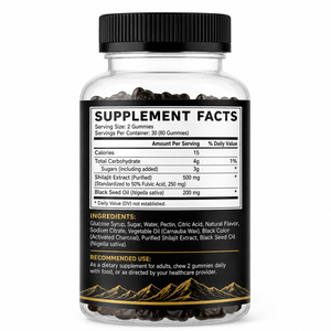 Gomitas de Shilajit Certificadas por OEM - Extracto Puro del Himalaya, Suplementos para Adultos que Apoyan la Energía e Inmunidad, para Hombres, Mujeres y Mujeres Embarazadas - Product Image 4