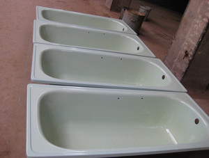 Vente en gros pas cher XG1600B1F <span class=keywords><strong>Baignoire</strong></span> carrée en <span class=keywords><strong>acier</strong></span> style émaillé blanc émaillé populaire pour une utilisation en intérieur dans les appartements - Product Image 5