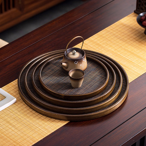 Weisai Bamboo <b>Tea</b> <b>Tray</b> 35x25cm Multifunctional Serving <b>Tray</b> For Chinese <b>Tea</b> Ceremony - Product Image 4
