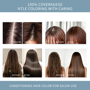 Crème colorante pour cheveux bleu océan, couleur vive, haute pigmentation, résistante à la décoloration, longue durée, brillance lisse, hydratante, professionnelle OEM ODM - Product Image 5