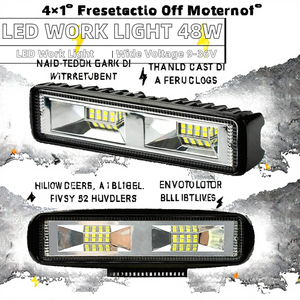 Projecteur de travail LED 25W Xtx, 6000 lumens, pour voitures/SUV/Jeeps/Camions/Bateaux, 12V-24V, ajustement universel, garantie 12 mois - Product Image 2