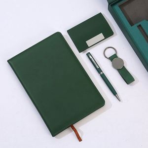 Elegant PU Leather <b>Notebook</b> Gift <b>Set</b> with Digital Printing Keychain Pen-for Corporate Gifts & Teacher Appreciation - Product Image 2