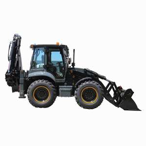 รถแบคโฮเดอร์ตักดินระบบไฮดรอลิกแบบ4X4ขนาดเล็ก Euro5 10ton จากจีน - Product Image 4