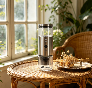 Anbolife Nouvelle machine à café portable 9 bars 100W, <span class=keywords><strong>cafetière</strong></span> de voyage pour le camping, <span class=keywords><strong>cafetière</strong></span> de <span class=keywords><strong>voiture</strong></span> auto-chauffante avec Type-C - Product Image 5