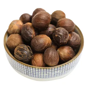 ZZH High quality Chinese export spice seasoning dried nutmeg with shell big smooth nutmeg seeds